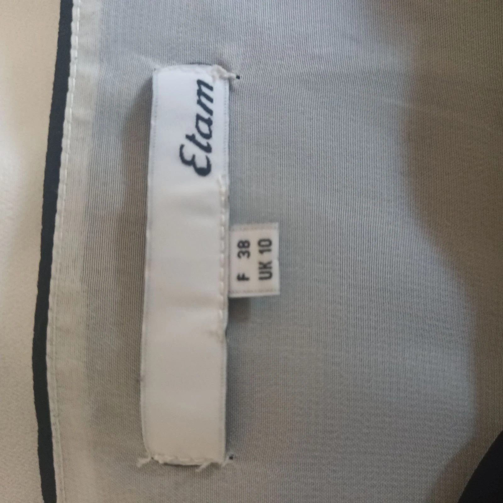 Stunning two-tone chic & glamour lined ETAM dress - Size 38 – photo 7